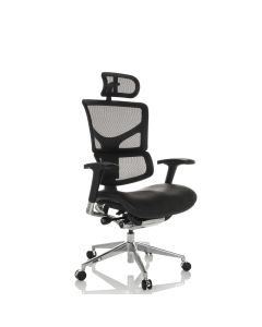 ERGO-U2 LM Läder/mesh - Hög kontorsstol 