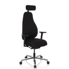 RESISTIO - Hög kontorsstol Svart