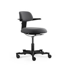 WORK 40 - Arbetsstol Svart/Mörkgrå