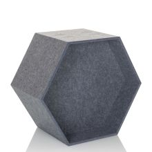 FLEXMIUT STORE B | (H x B) 54,5 x 62,5 cm - Skärmvägg Grå