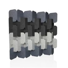 FLEXMIUT PLUG | 6-delat set (H x B x D) 164 x 174 x 25 cm - Skärmvägg 